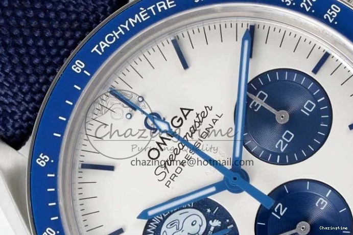 0816 QuickDry Speedmaster Professional “Silver Snoopy Award” 50th Anniversary GSF 1:1 Best Edition A7750(Mod) 7863